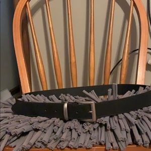 NWOT men’s 38 inch genuine leather black belt